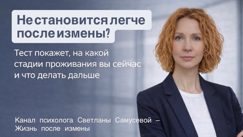 Жизнь после измены