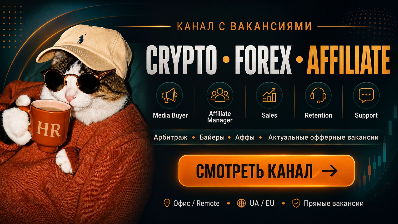 ВАКАНСИИ • CRYPTO - FOREX
