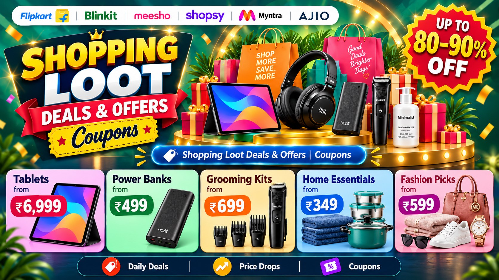 Shopping Loot Deals & Offers | Coupons