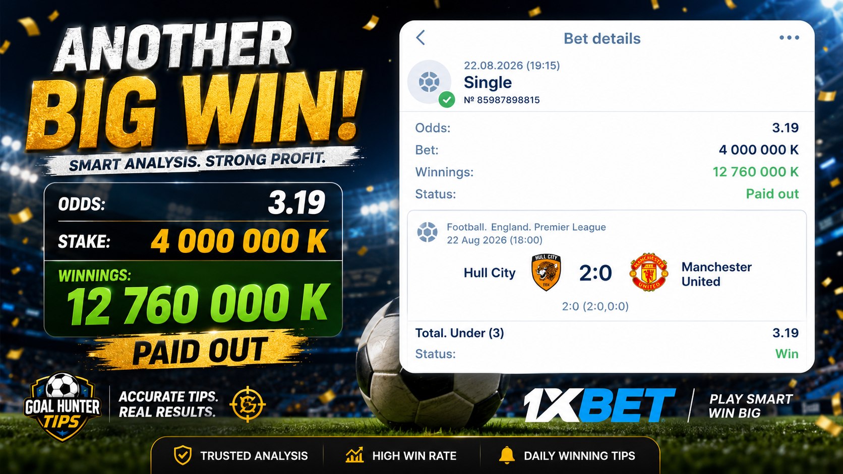 Goal Hunter Football Tip & Analysis