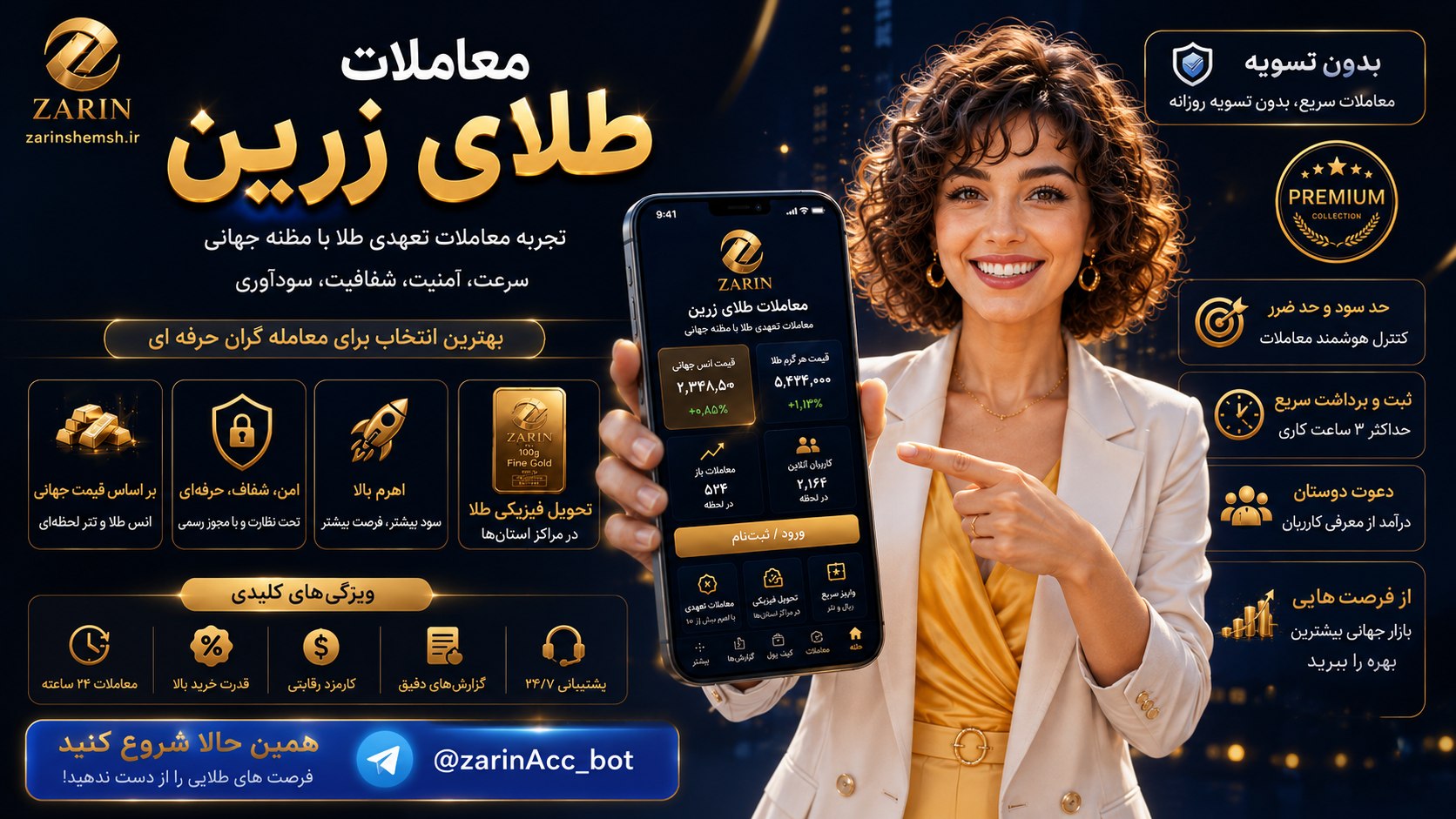 معاملات آبشده زرین