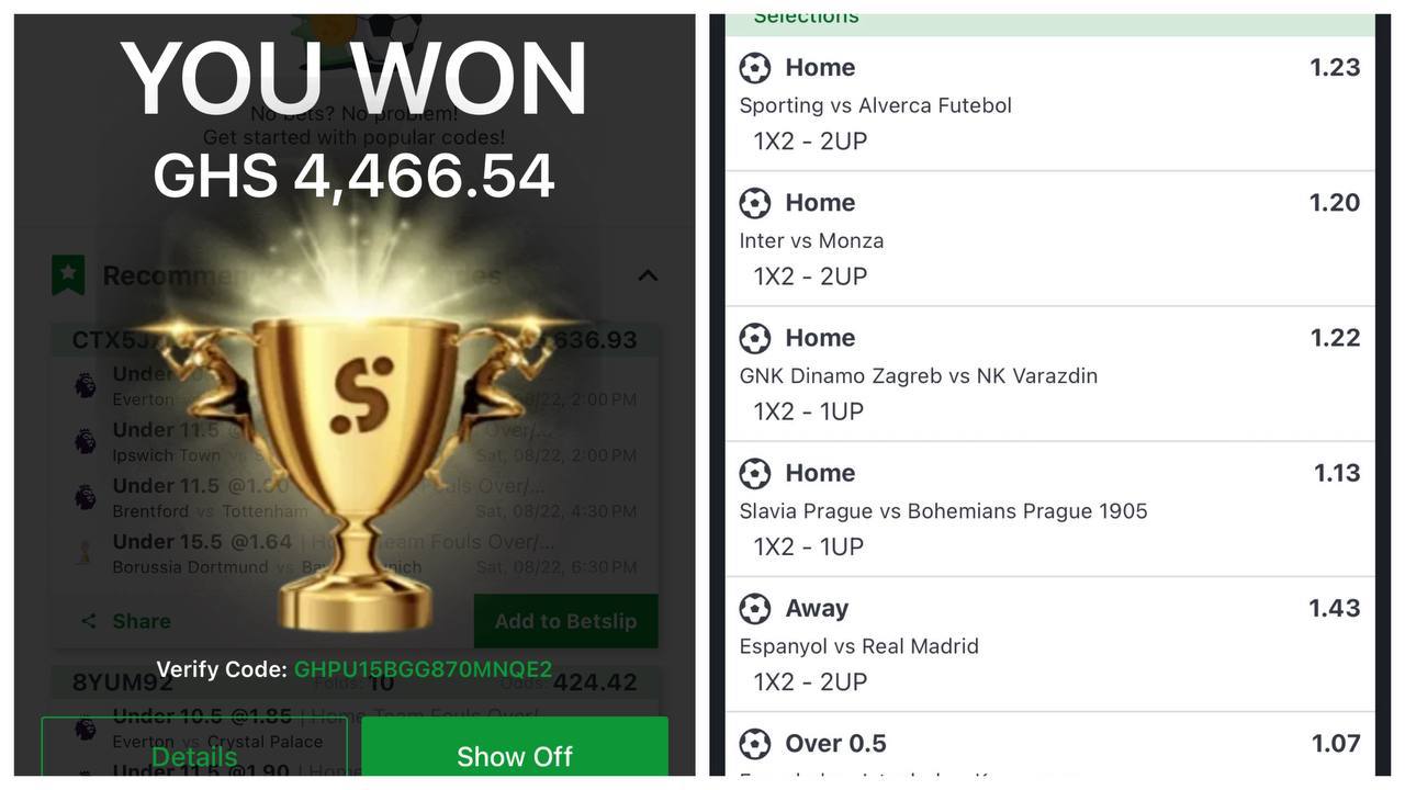 H.M SPORTY 1 ODDS β½οΈππ