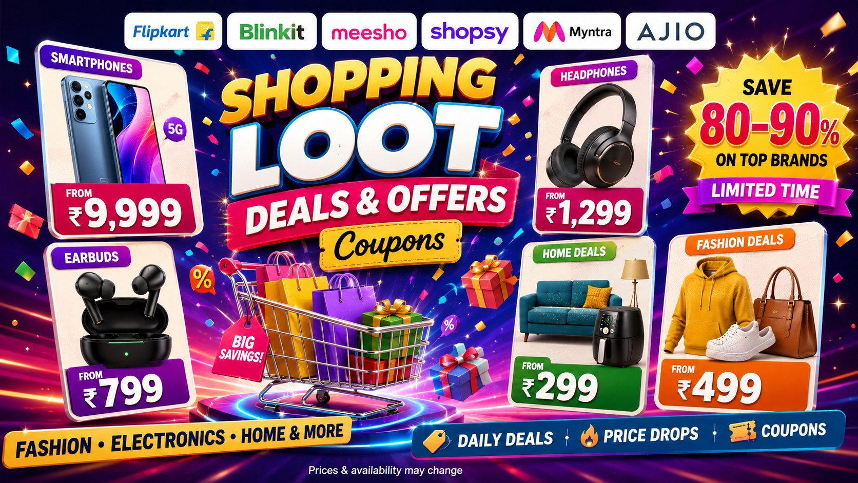 Shopping Loot Deals & Offers | Coupons