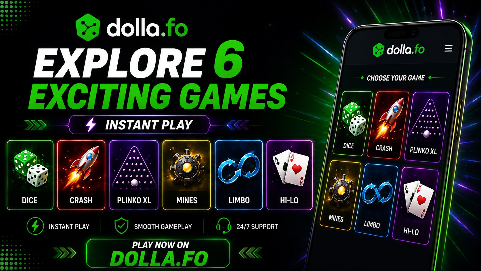 Dolla.fo | Play • Win • Cash Out
