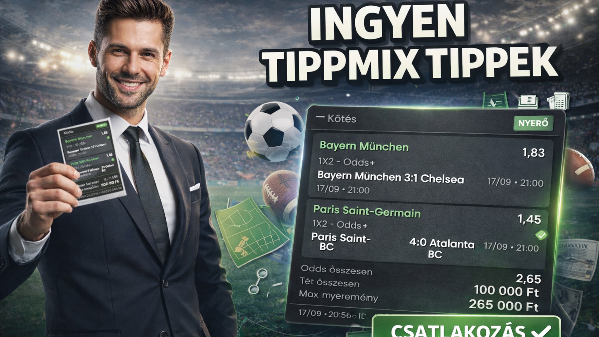 Betpredictionhu üdvözlő