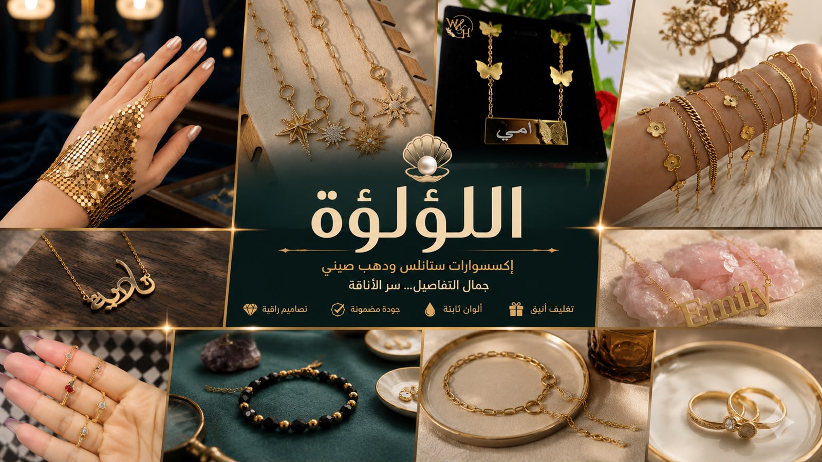 اللؤلؤة لأستيراد الاكسسوارات والذهب الصيني والاستانلس