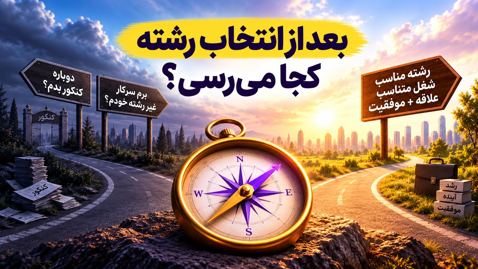 قطبنمای انتخاب رشته ۱۴۰۵ | پلیکان 🧭